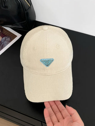 Prada Corduroy Baseball Cap