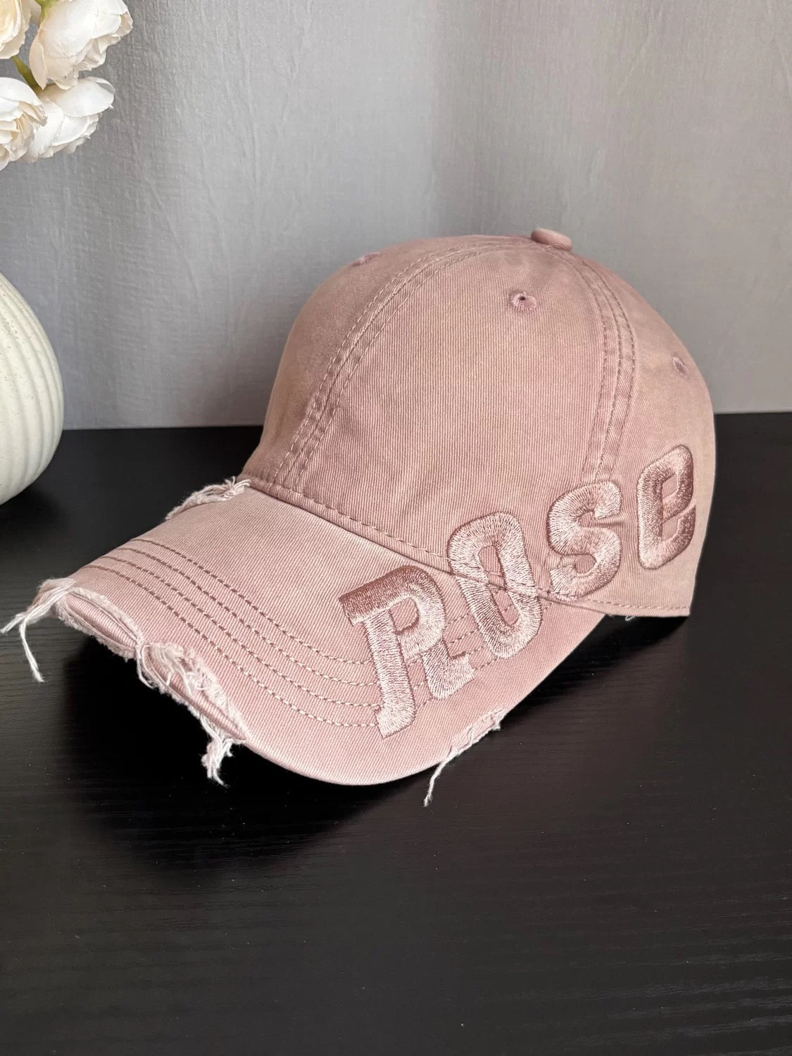 Retro Lettering Baseball Cap
