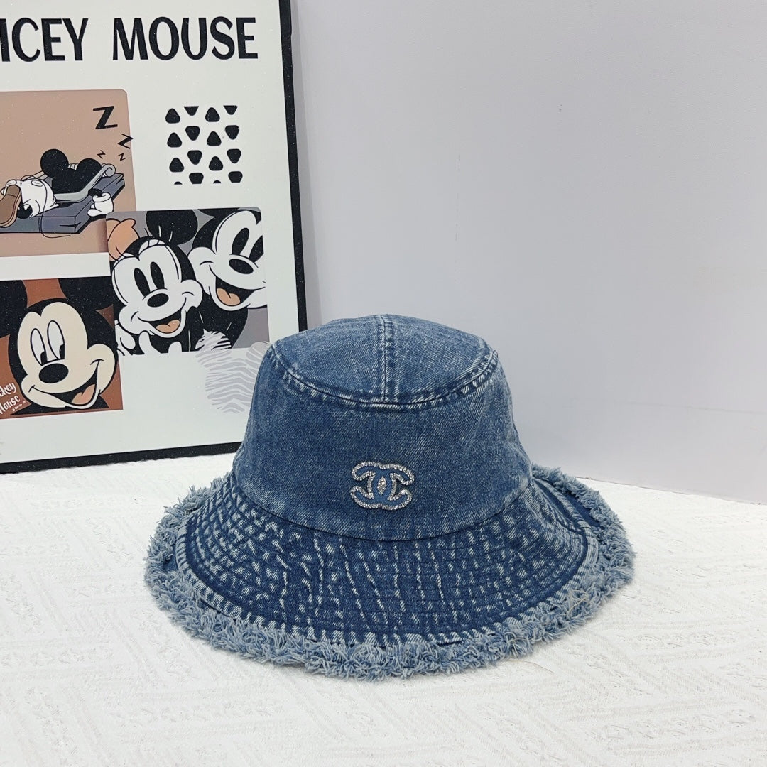 Chanel Denim Bucket Hat