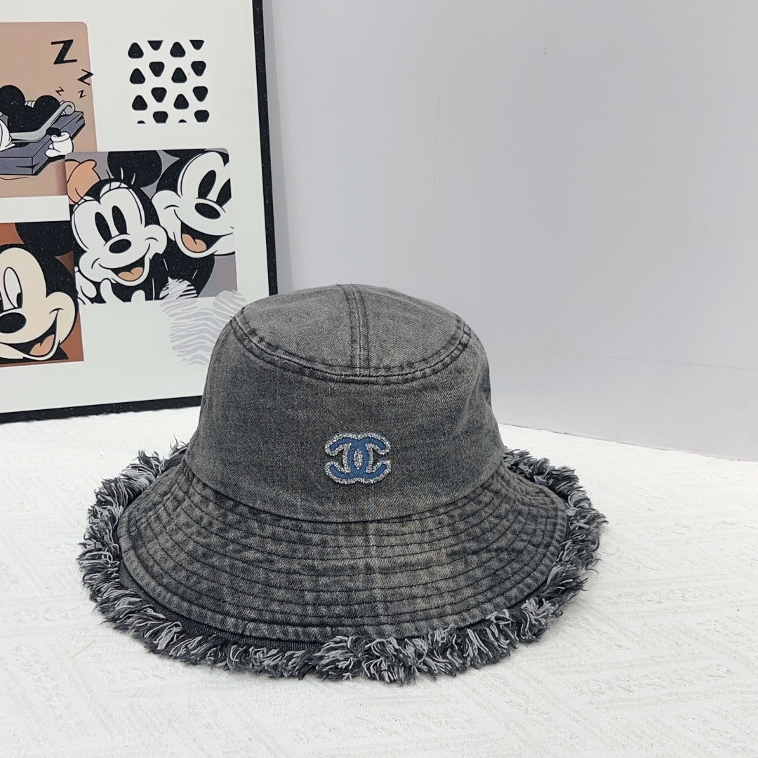 Chanel Denim Bucket Hat
