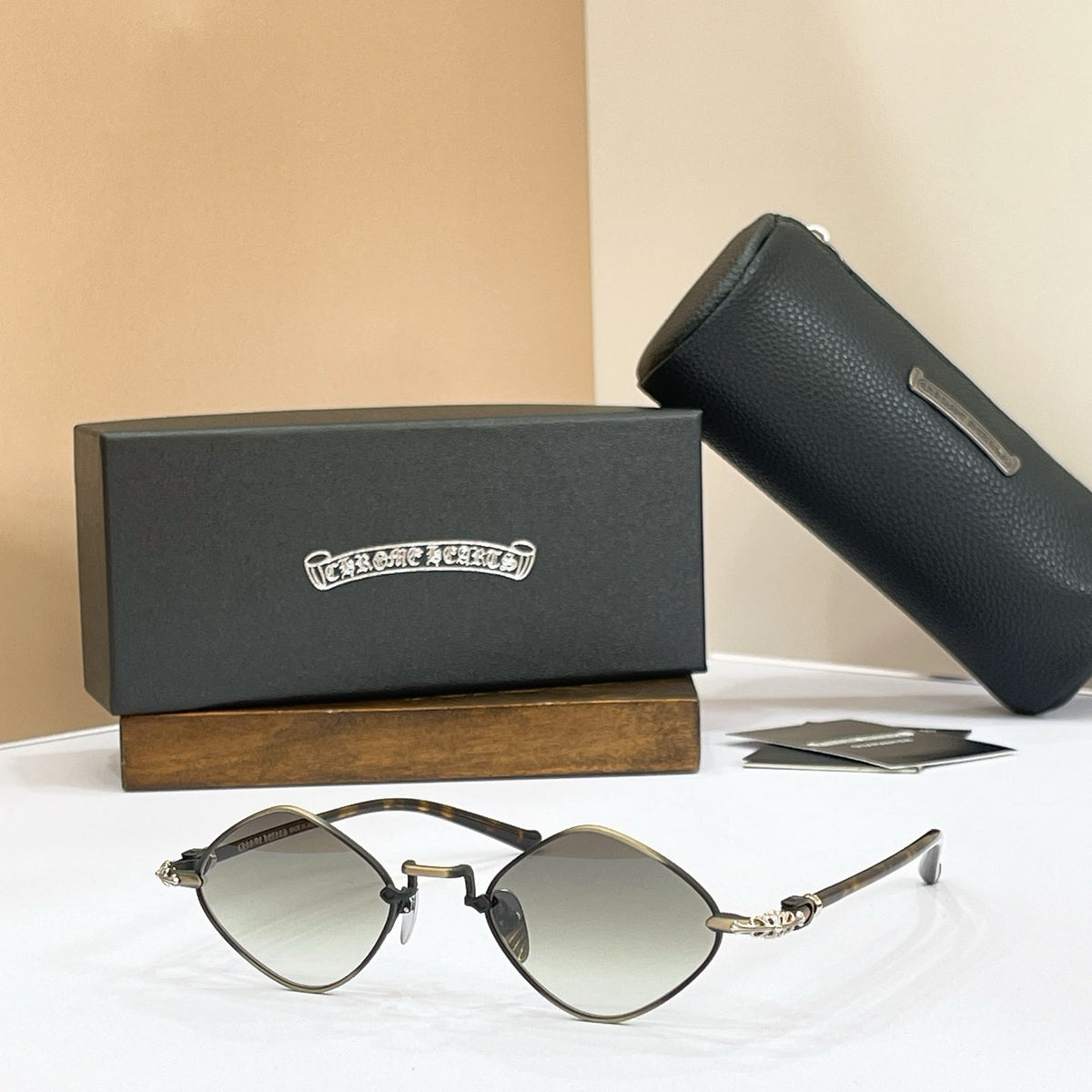 Chrome Hearts Diamond Dog Eyeglass Frames
