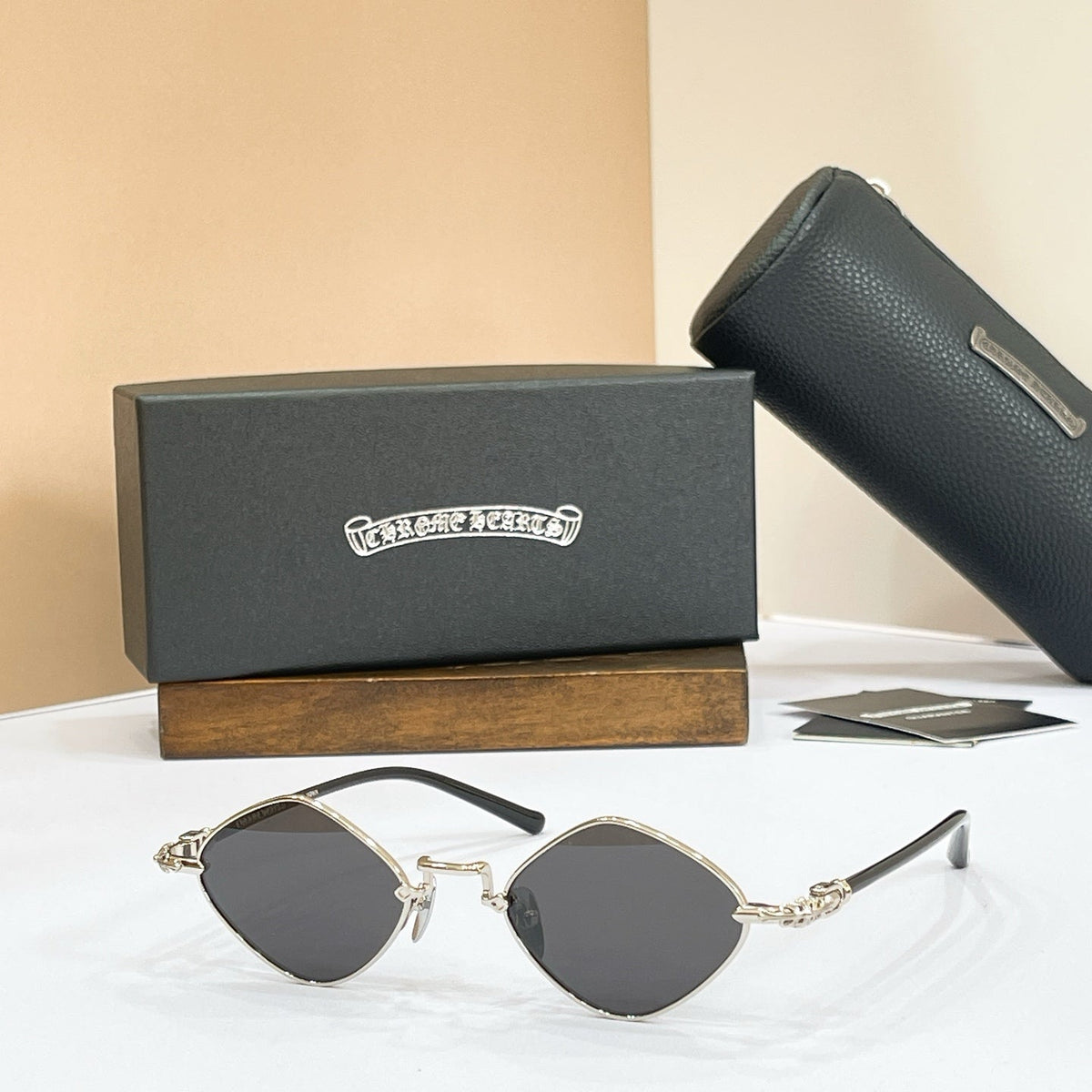 Chrome Hearts Diamond Dog Eyeglass Frames