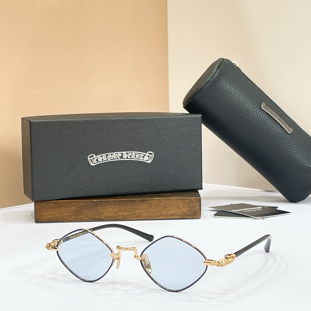Chrome Hearts Diamond Dog Eyeglass Frames