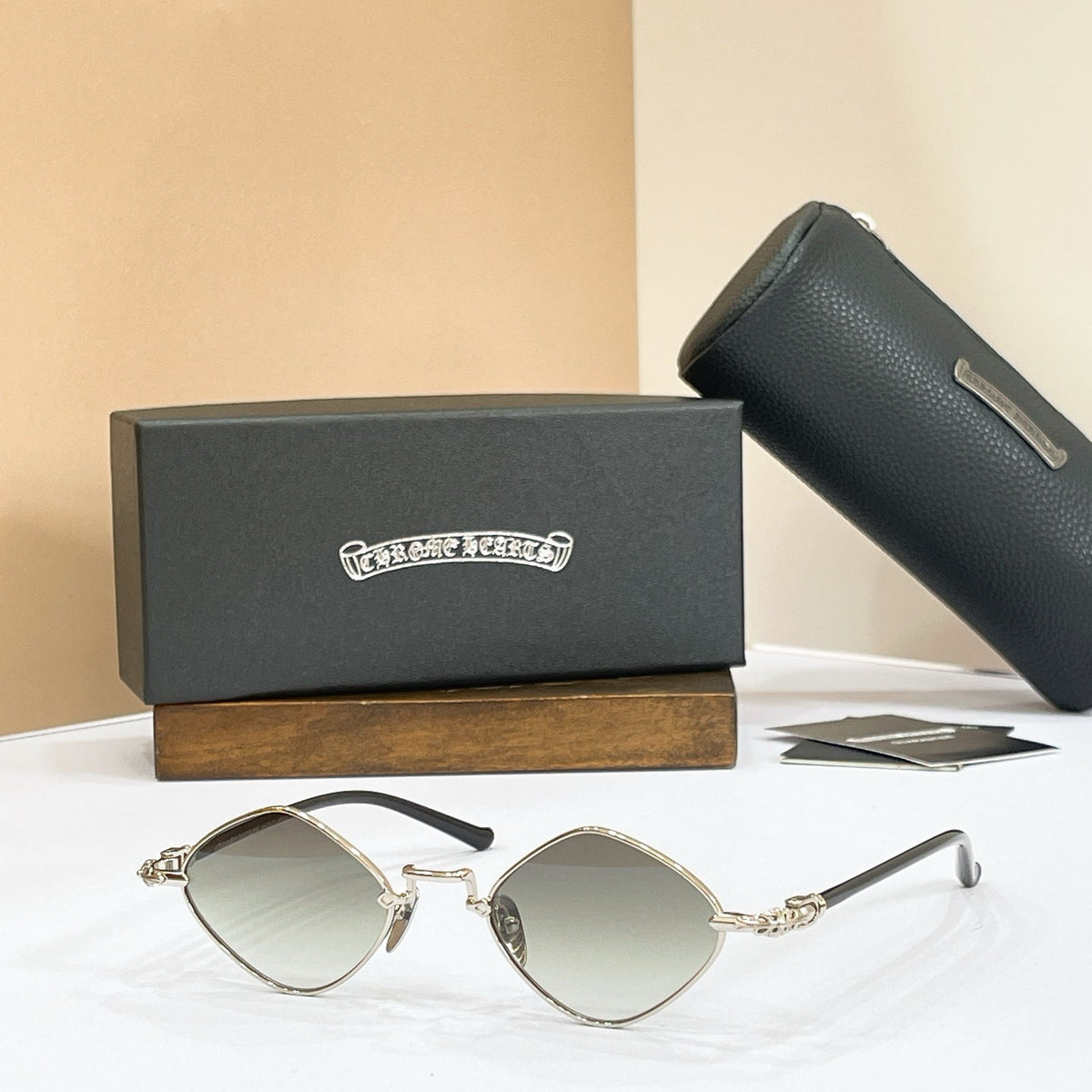 Chrome Hearts Diamond Dog Eyeglass Frames