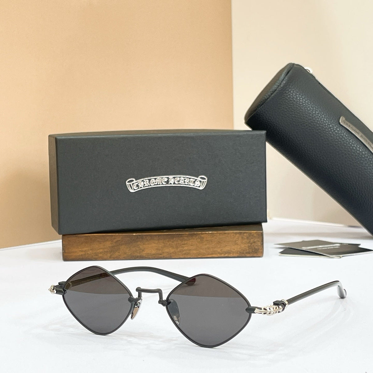 Chrome Hearts Diamond Dog Eyeglass Frames