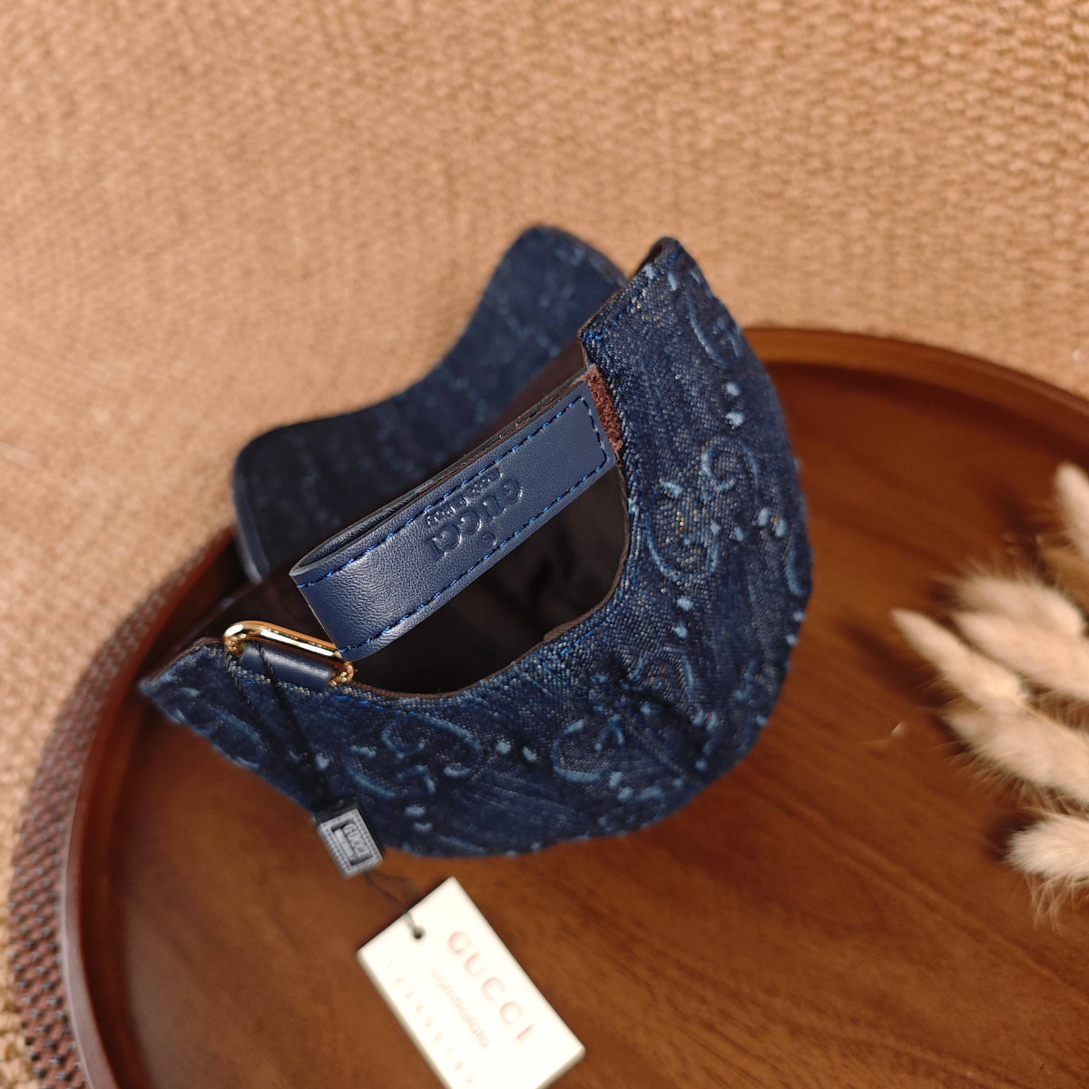 Gucci Denim Baseball Cap - Dark Blue