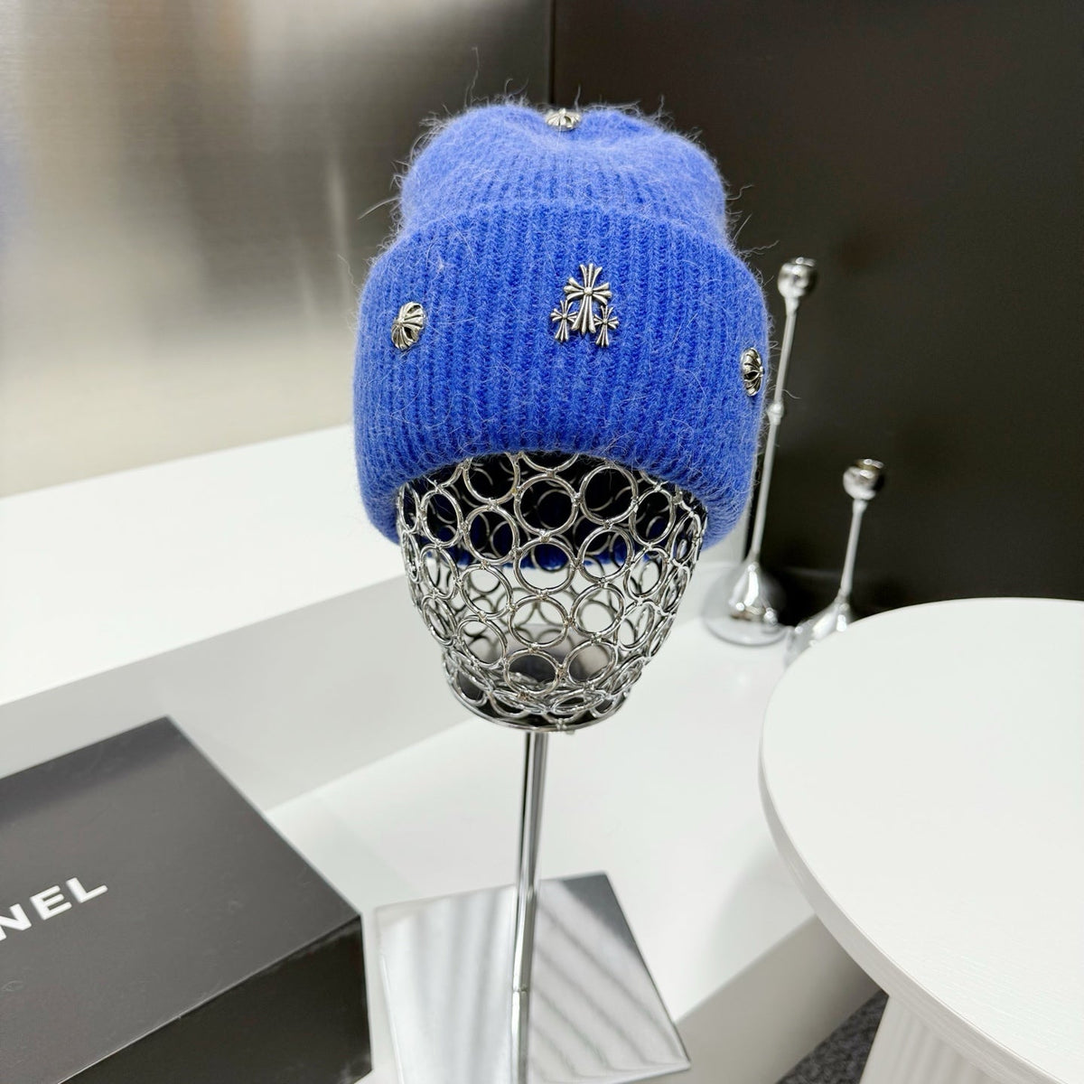 Chrome Hearts Rabbit Fur Beanie