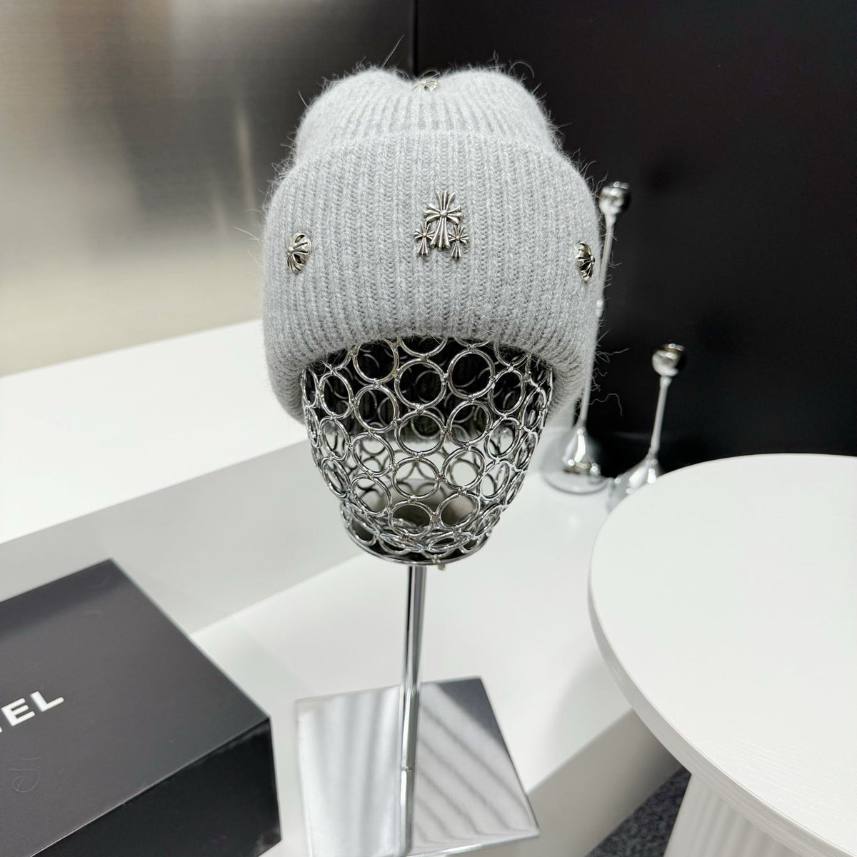 Chrome Hearts Rabbit Fur Beanie