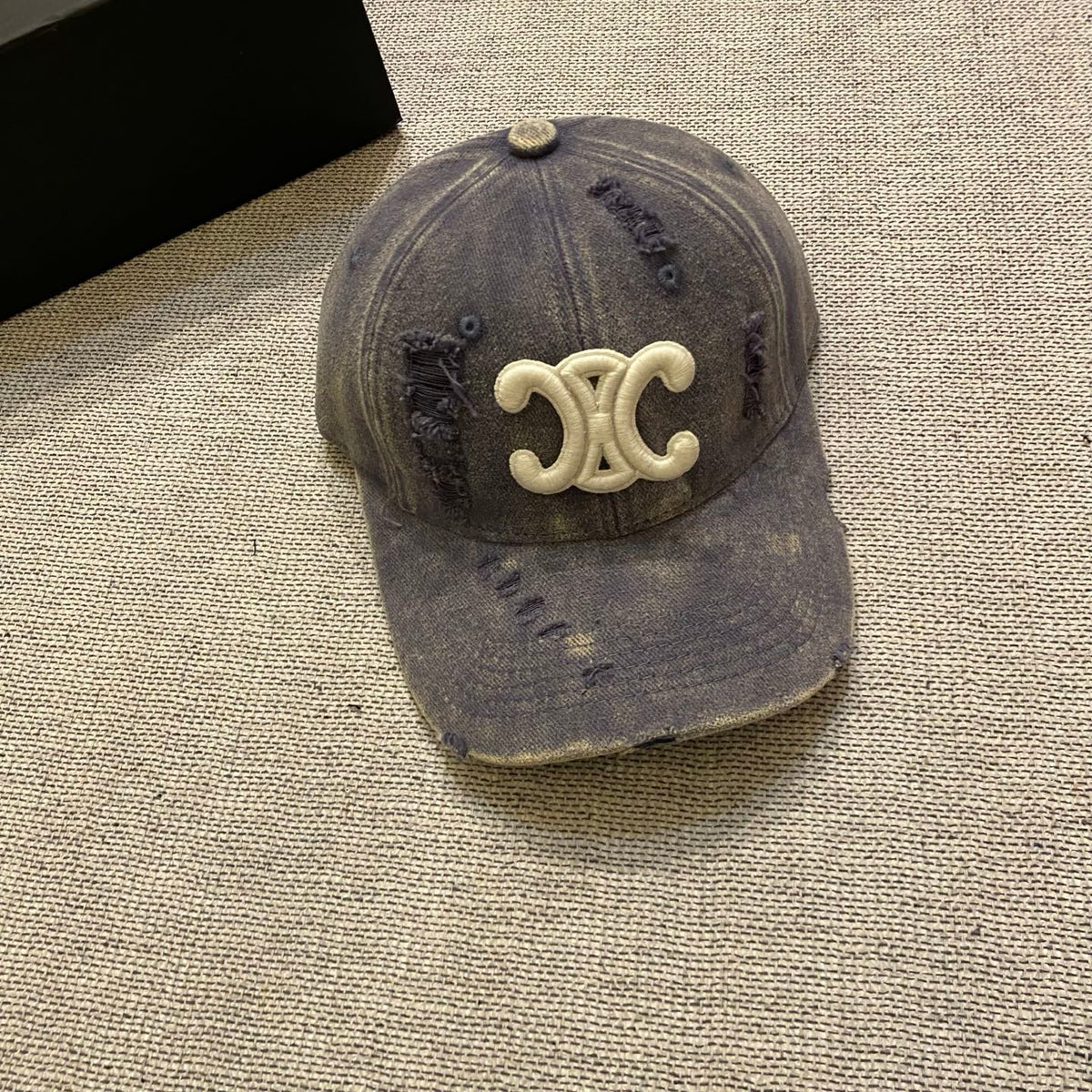 Celine Vintage Washed Baseball Cap