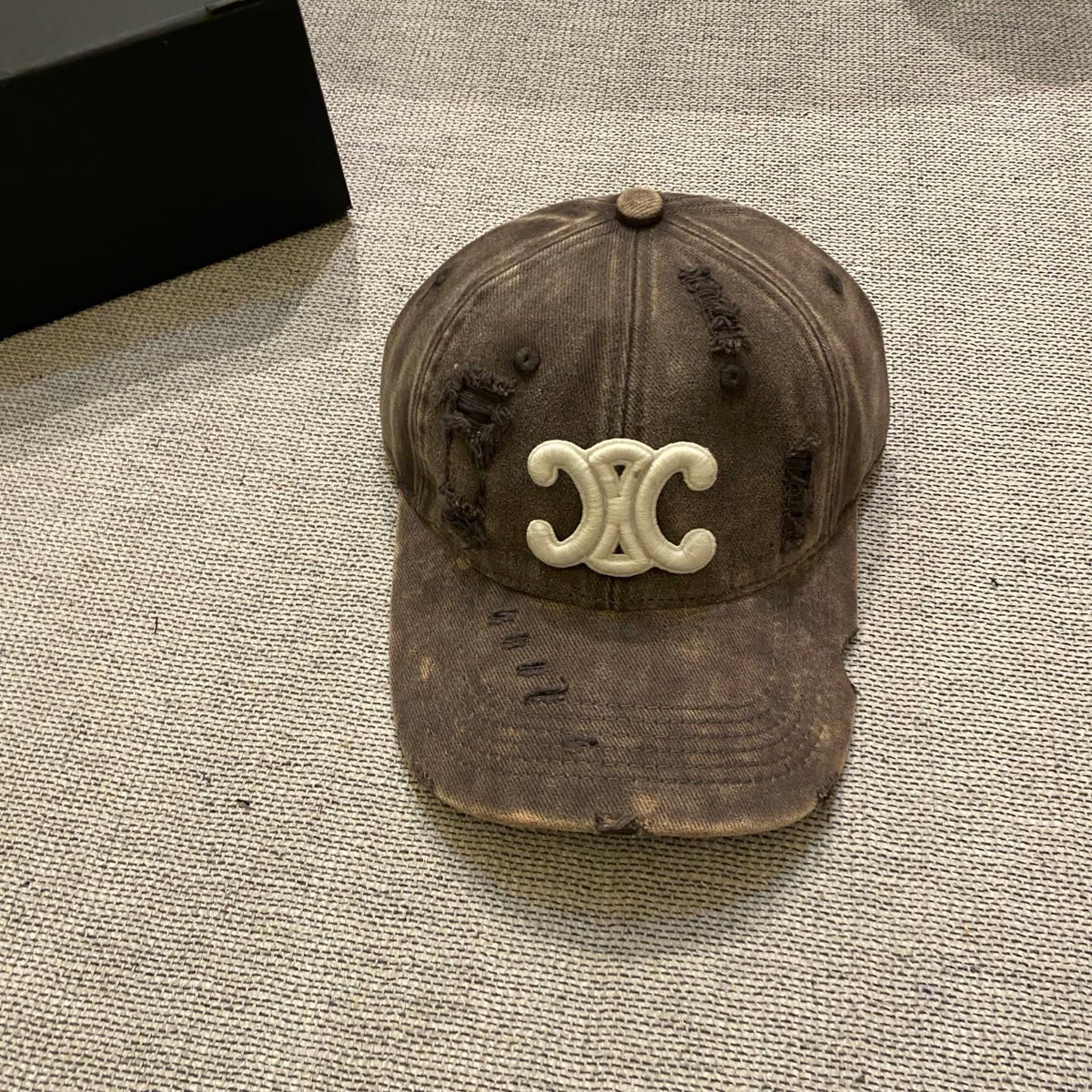 Celine Vintage Washed Baseball Cap