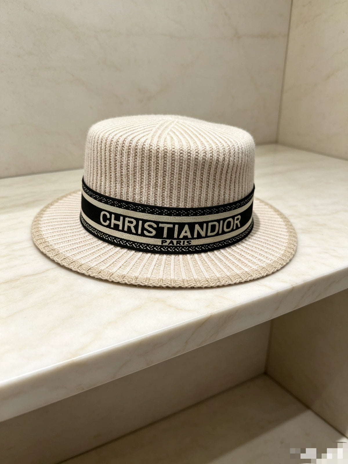 Dior Wool Flat-Top Hat